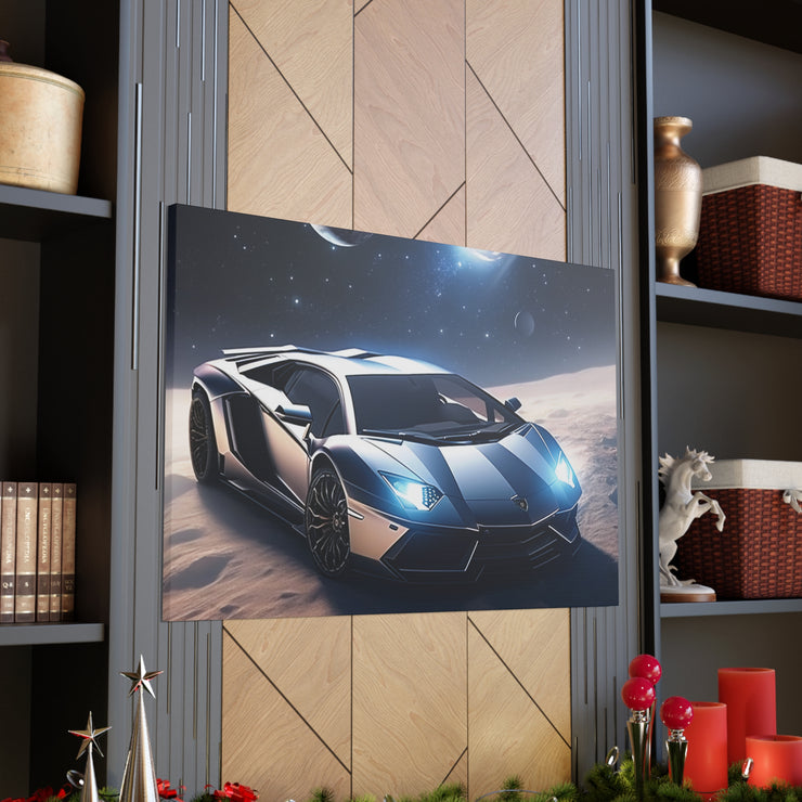 Lamborghini in Space Canvas Gallery Wraps