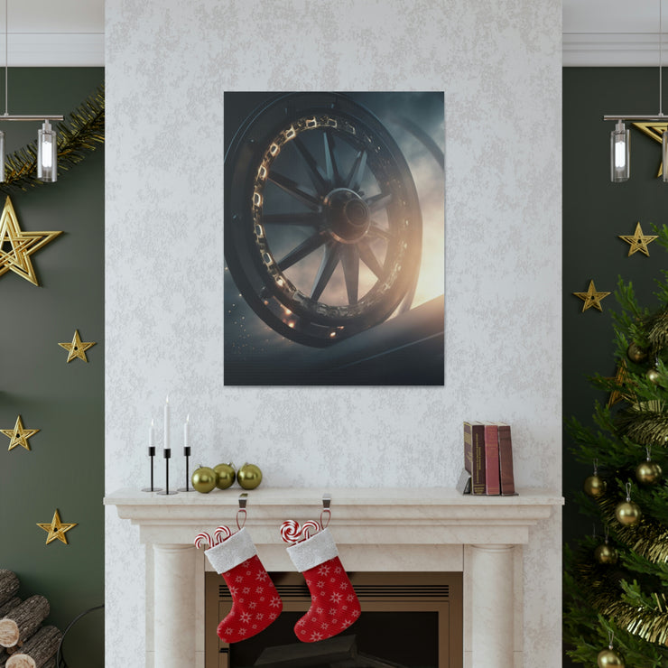 Wheel in sky Canvas Gallery Wraps