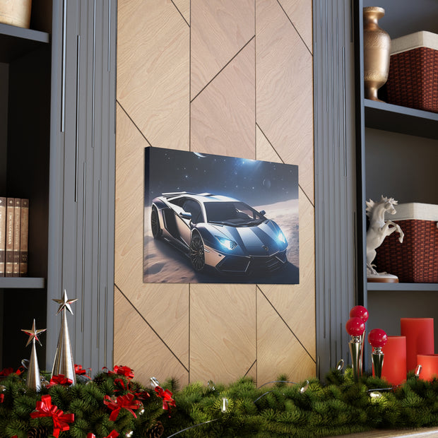 Lamborghini in Space Canvas Gallery Wraps