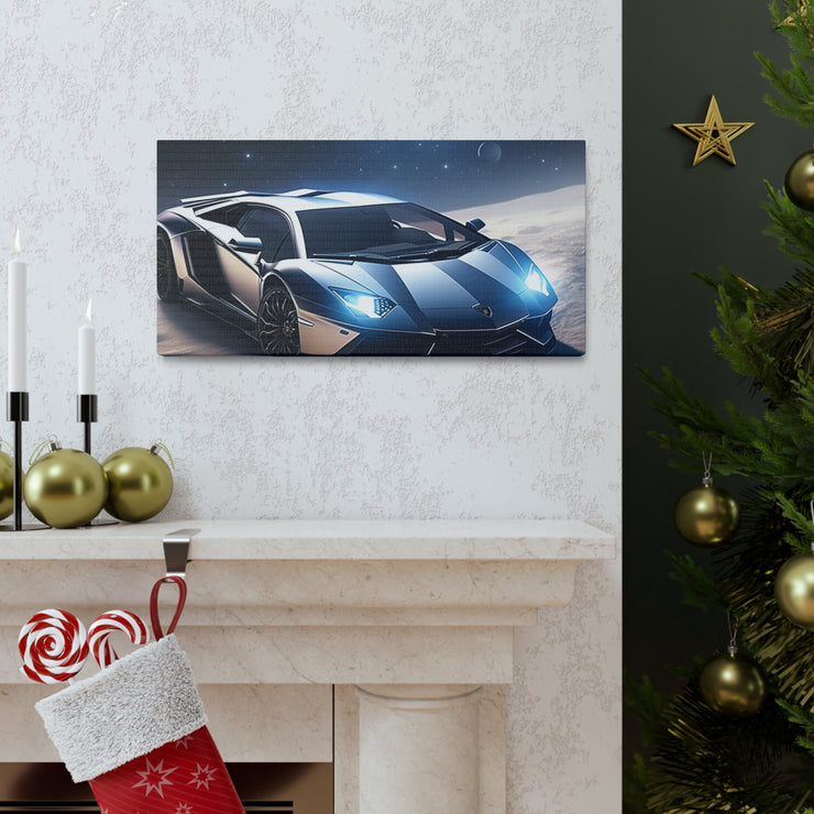 Lamborghini in Space Canvas Gallery Wraps