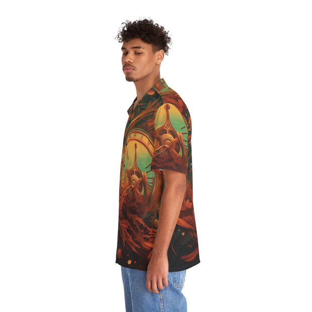 Time Expanse Men's Hawaiian Shirt (AOP)