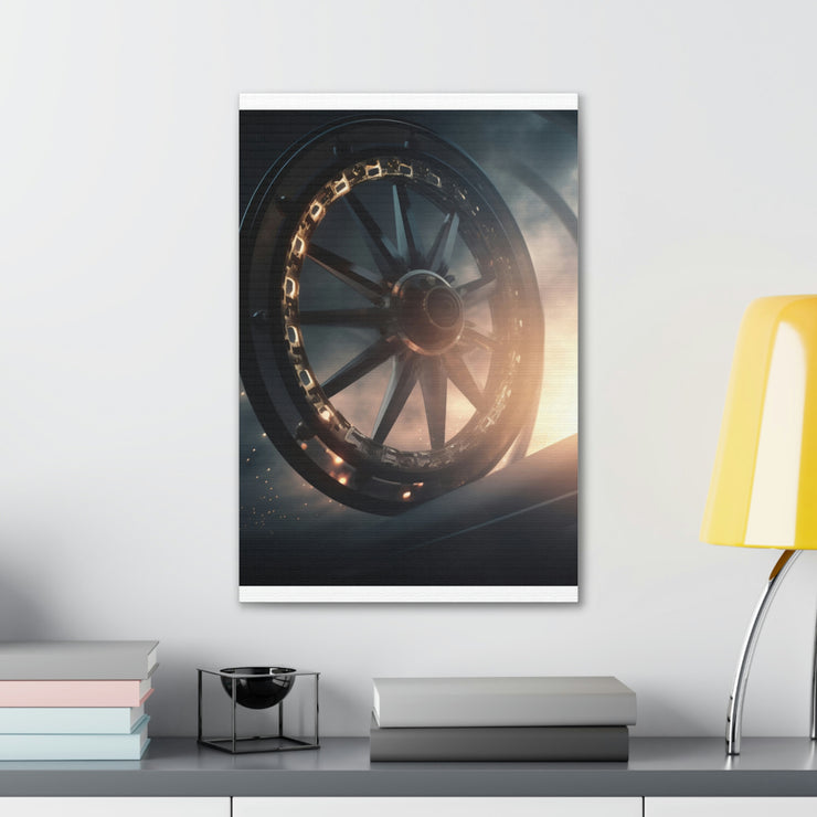 Wheel in sky Canvas Gallery Wraps