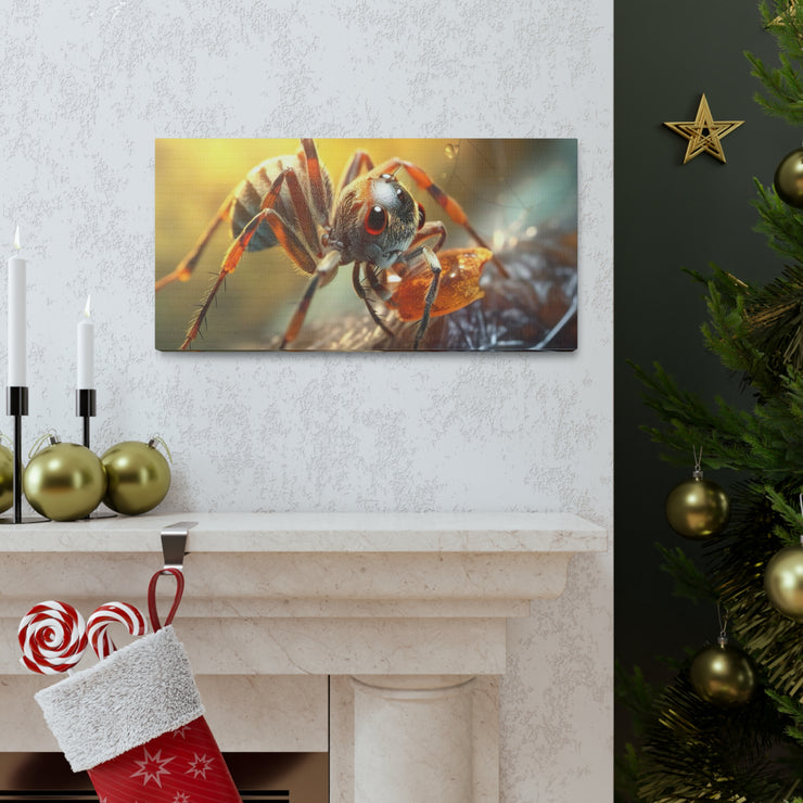 Ant in close up Canvas Gallery Wraps