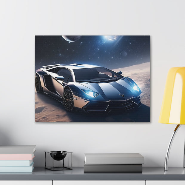 Lamborghini in Space Canvas Gallery Wraps