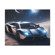 Lamborghini in Space Canvas Gallery Wraps