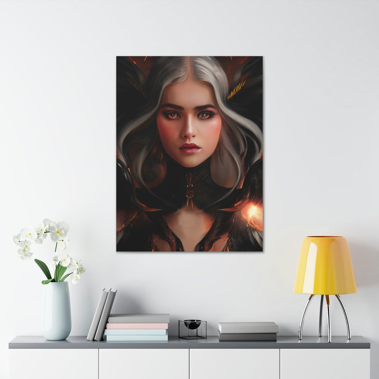 Crimson Angel Canvas Gallery Wraps