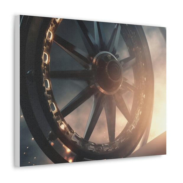 Wheel in sky Canvas Gallery Wraps