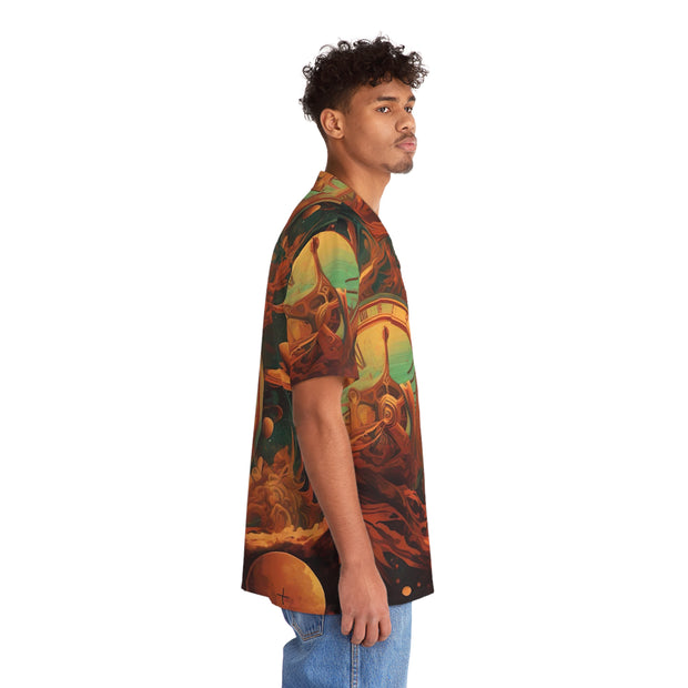 Time Expanse Men's Hawaiian Shirt (AOP)