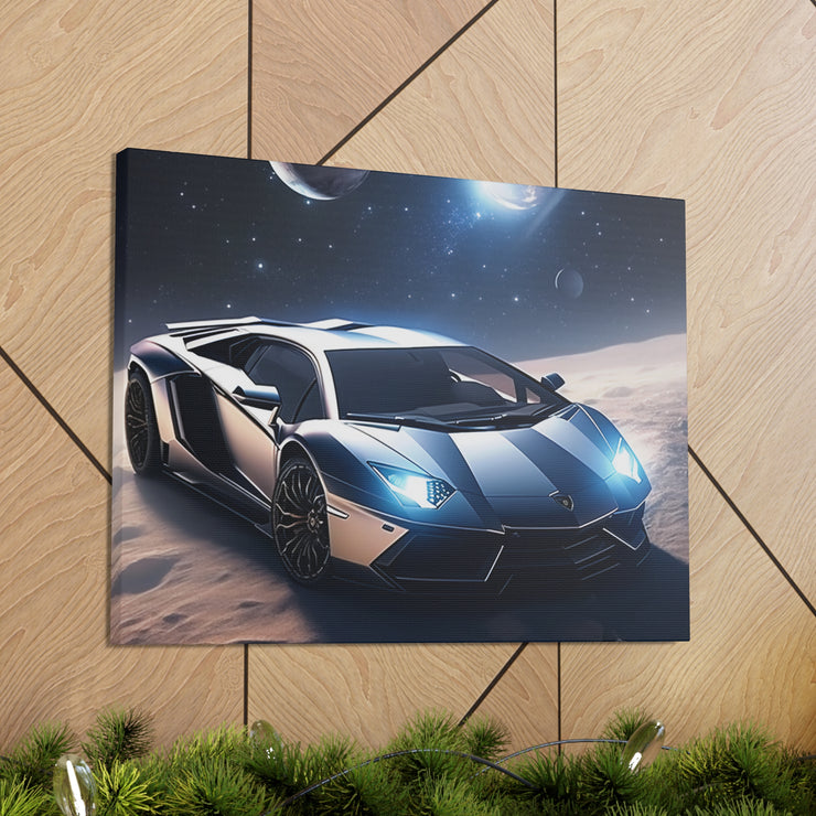 Lamborghini in Space Canvas Gallery Wraps