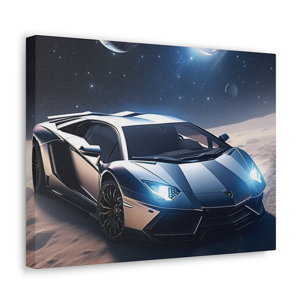 Lamborghini in Space Canvas Gallery Wraps