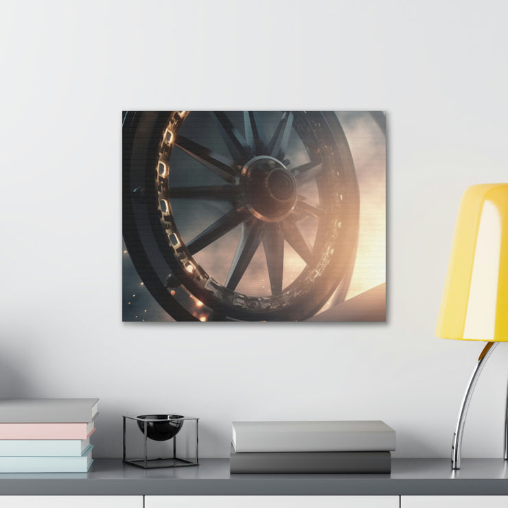 Wheel in sky Canvas Gallery Wraps