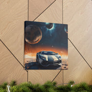 Lamborghini on the Moon Canvas Gallery Wraps