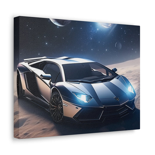 Lamborghini in Space Canvas Gallery Wraps