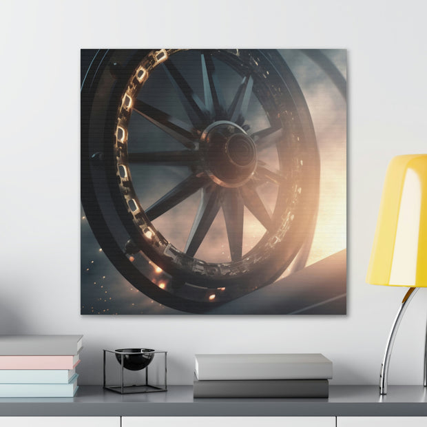 Wheel in sky Canvas Gallery Wraps