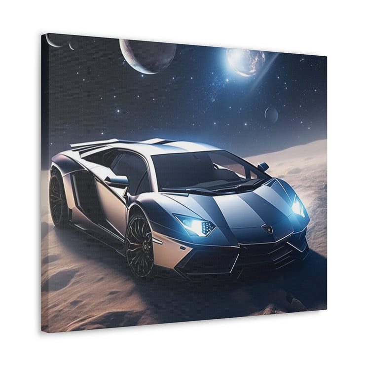 Lamborghini in Space Canvas Gallery Wraps