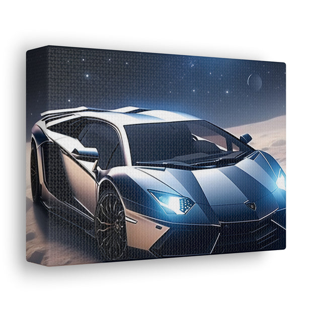 Lamborghini in Space Canvas Gallery Wraps