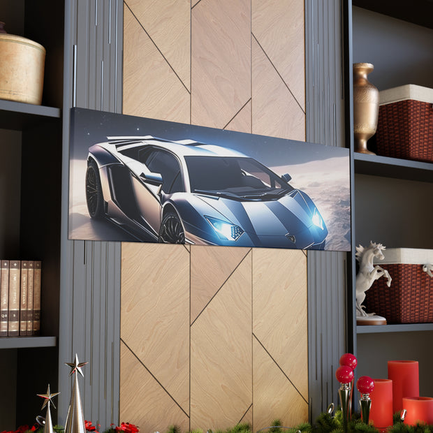 Lamborghini in Space Canvas Gallery Wraps