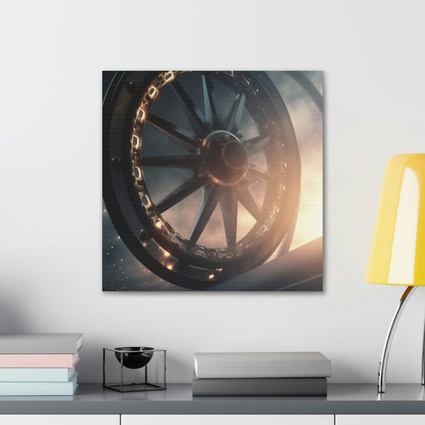 Wheel in sky Canvas Gallery Wraps