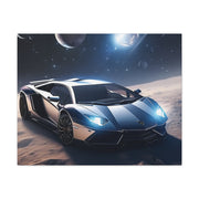 Lamborghini in Space Canvas Gallery Wraps