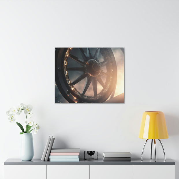 Wheel in sky Canvas Gallery Wraps