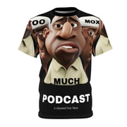 Too Much Moxie Podcast Unisex Cut & Sew Tee (AOP)