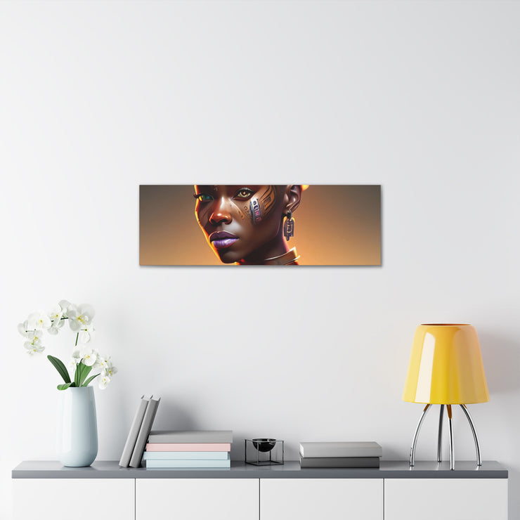 Afrofuturistic Princess Canvas Gallery Wraps