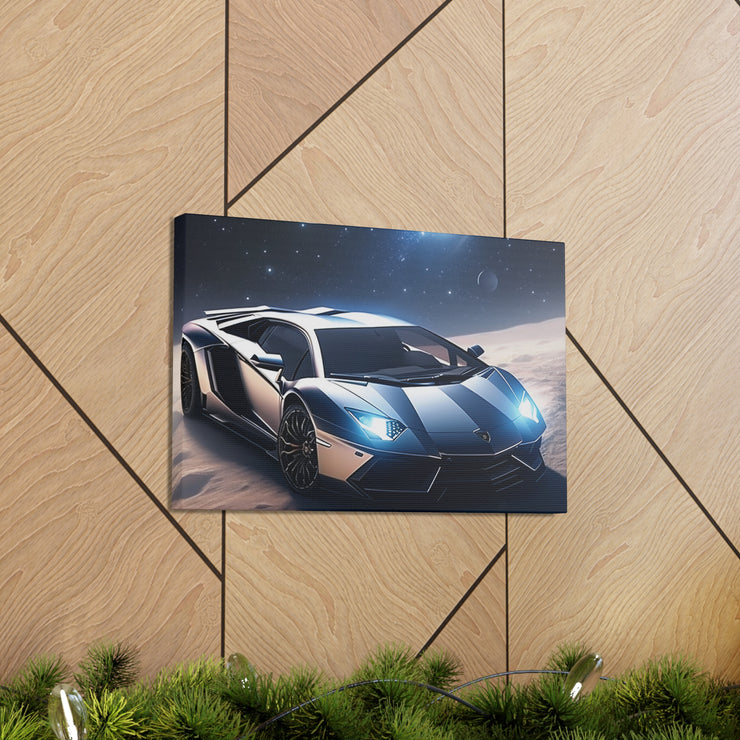 Lamborghini in Space Canvas Gallery Wraps