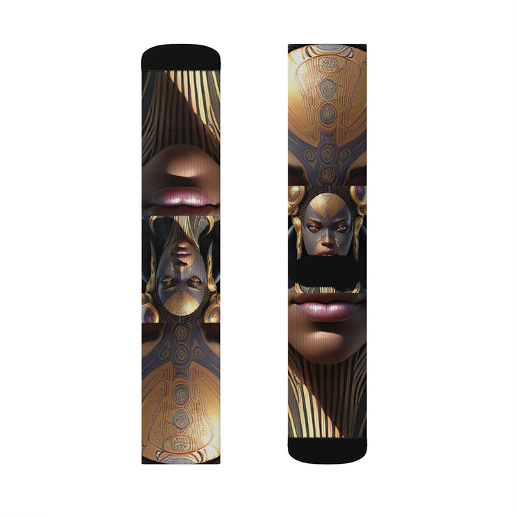 Afro futurism #2 Sublimation Socks