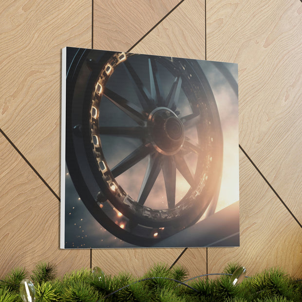 Wheel in sky Canvas Gallery Wraps