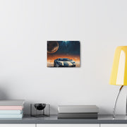 Lamborghini on the Moon Canvas Gallery Wraps