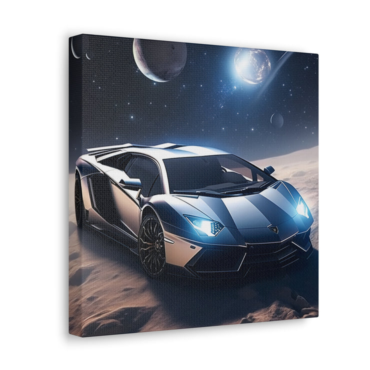 Lamborghini in Space Canvas Gallery Wraps