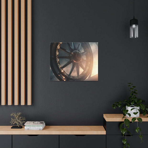 Wheel in sky Canvas Gallery Wraps