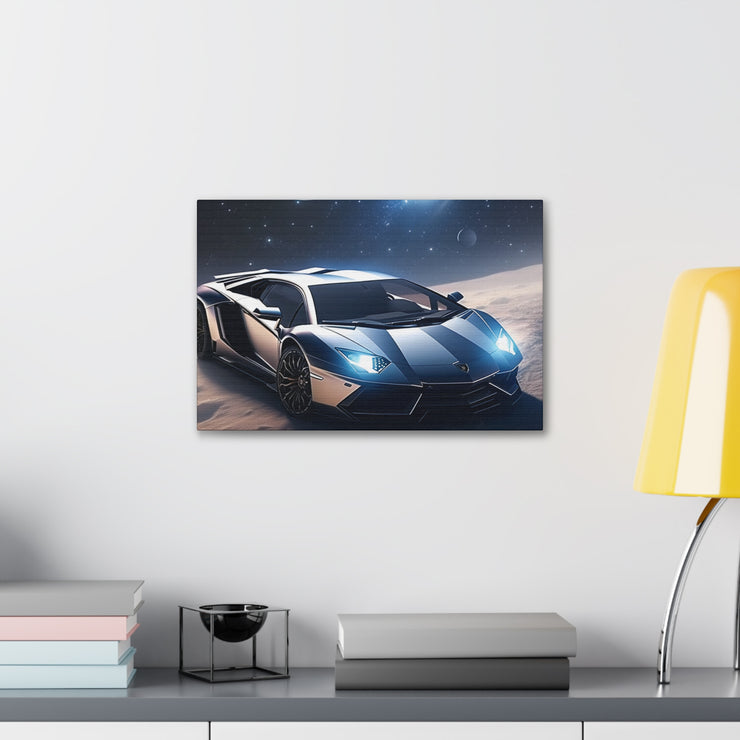 Lamborghini in Space Canvas Gallery Wraps