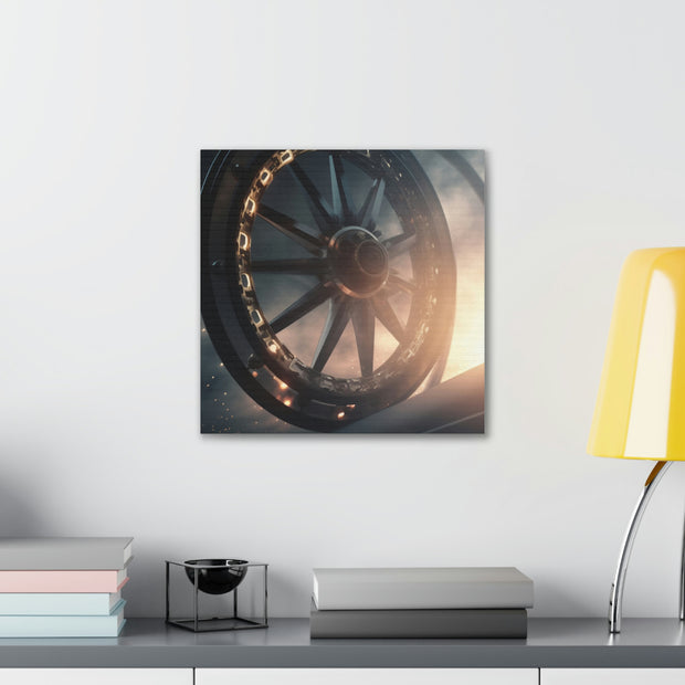 Wheel in sky Canvas Gallery Wraps