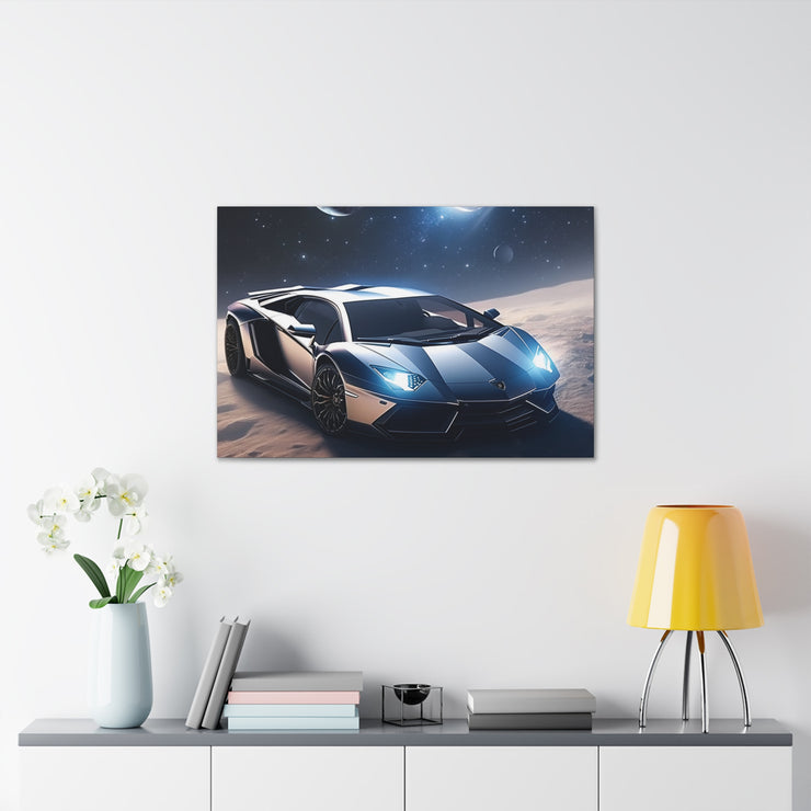 Lamborghini in Space Canvas Gallery Wraps