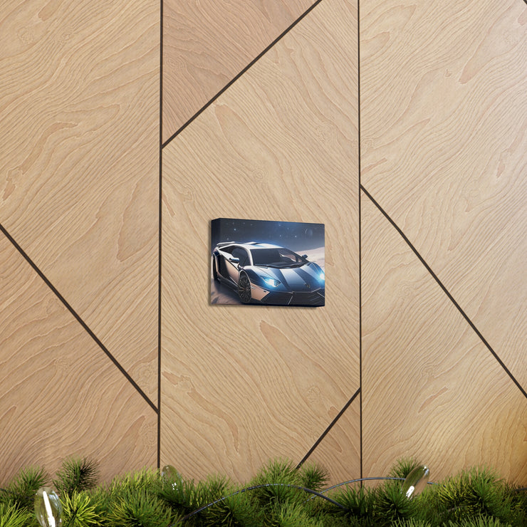 Lamborghini in Space Canvas Gallery Wraps