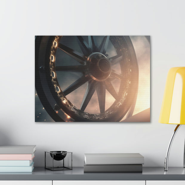 Wheel in sky Canvas Gallery Wraps