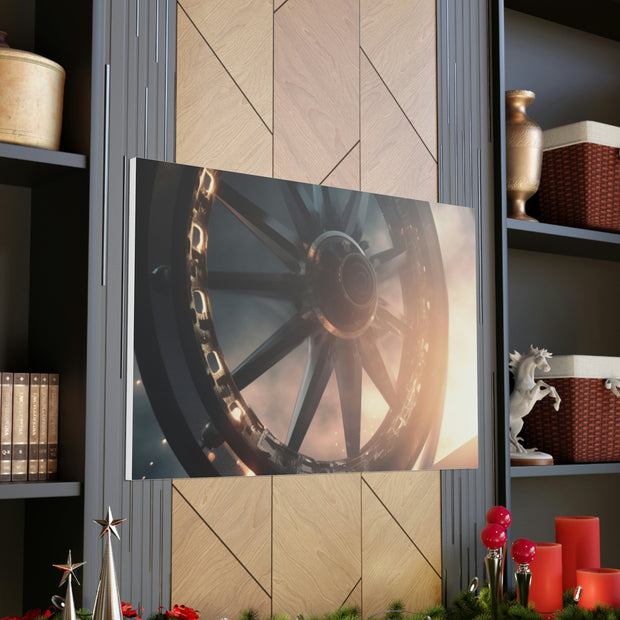 Wheel in sky Canvas Gallery Wraps