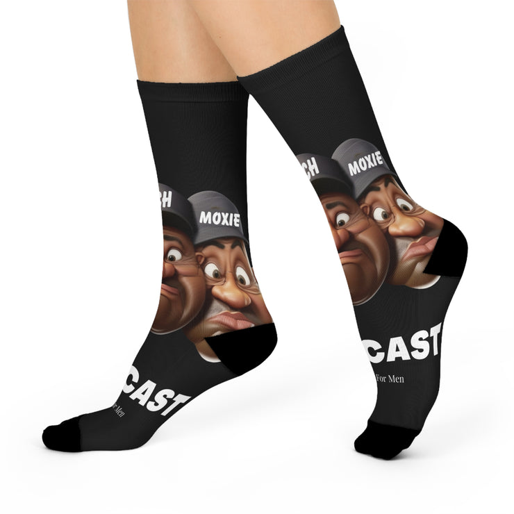 Too Much Moxie Cushioned Crew Socks