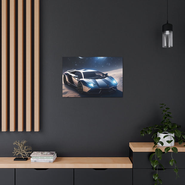 Lamborghini in Space Canvas Gallery Wraps