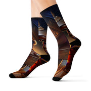 Afro futurism Sublimation Socks