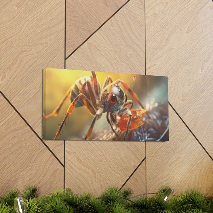 Ant in close up Canvas Gallery Wraps