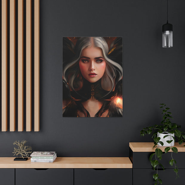 Crimson Angel Canvas Gallery Wraps