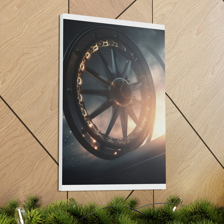 Wheel in sky Canvas Gallery Wraps