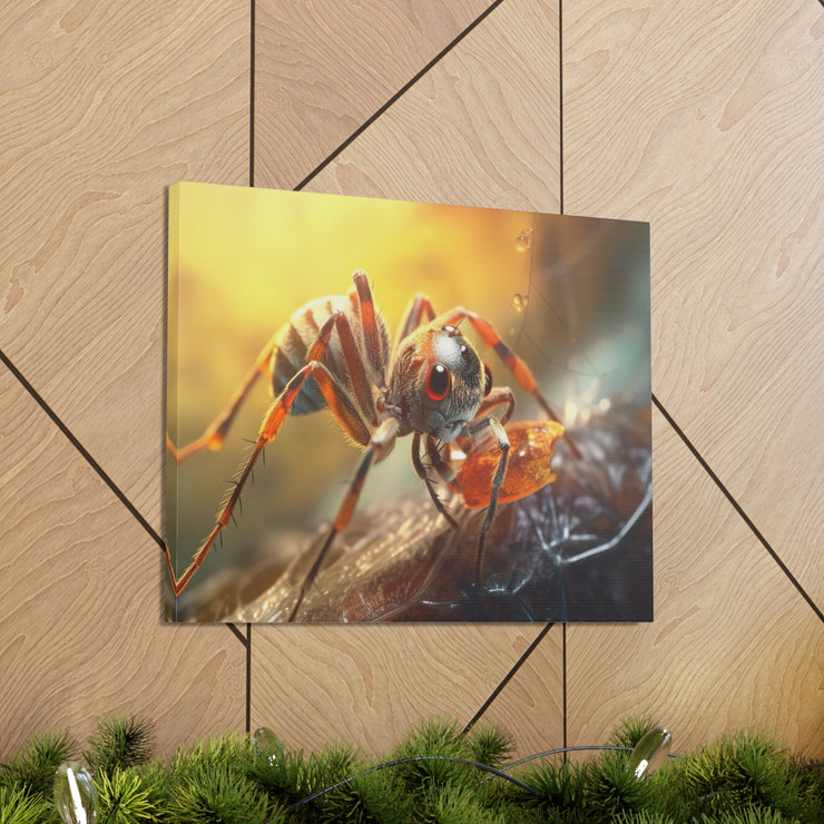 Ant in close up Canvas Gallery Wraps