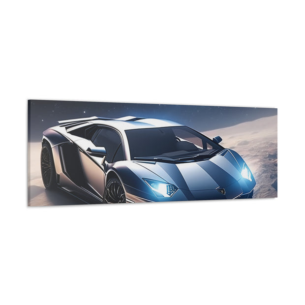 Lamborghini in Space Canvas Gallery Wraps