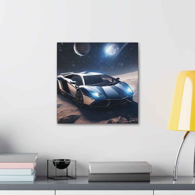 Lamborghini in Space Canvas Gallery Wraps