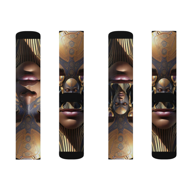 Afro futurism #2 Sublimation Socks