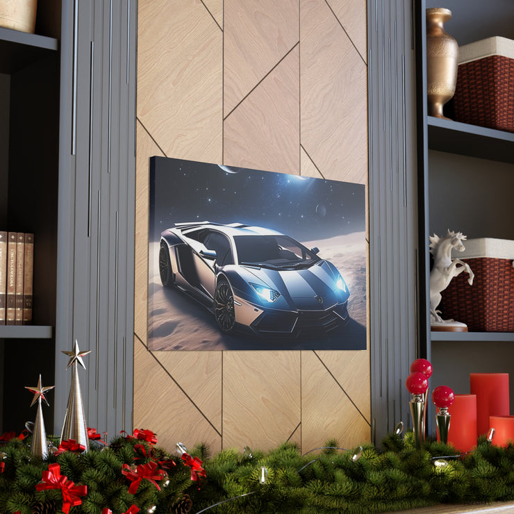 Lamborghini in Space Canvas Gallery Wraps