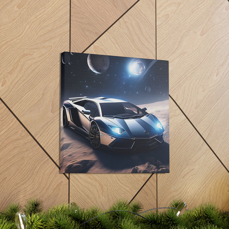 Lamborghini in Space Canvas Gallery Wraps